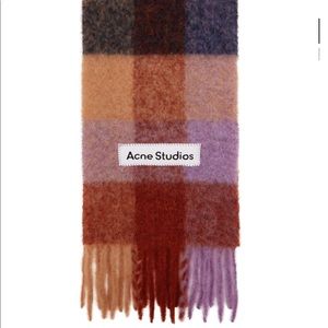 Acne Studios Check Scarf